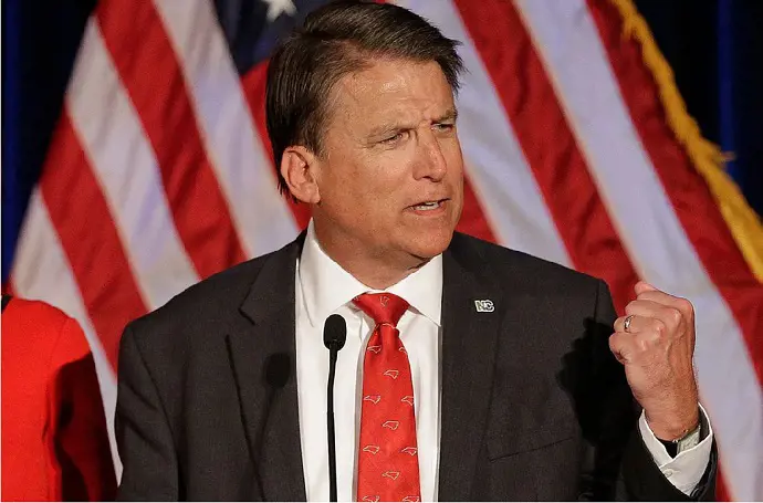 Pat McCrory officially filed as a U.S. Senate candidate Friday, calling himself best-suited to represent the state during “serious times” at home and abroad.