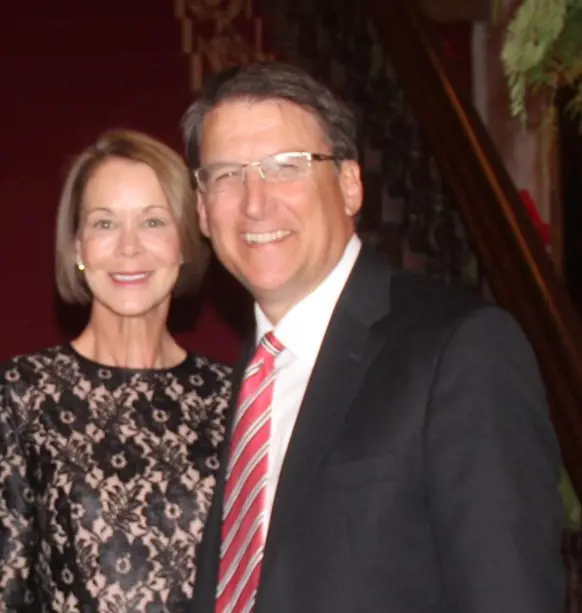 Ann McCrory and Pat McCrory clicked a photo together.