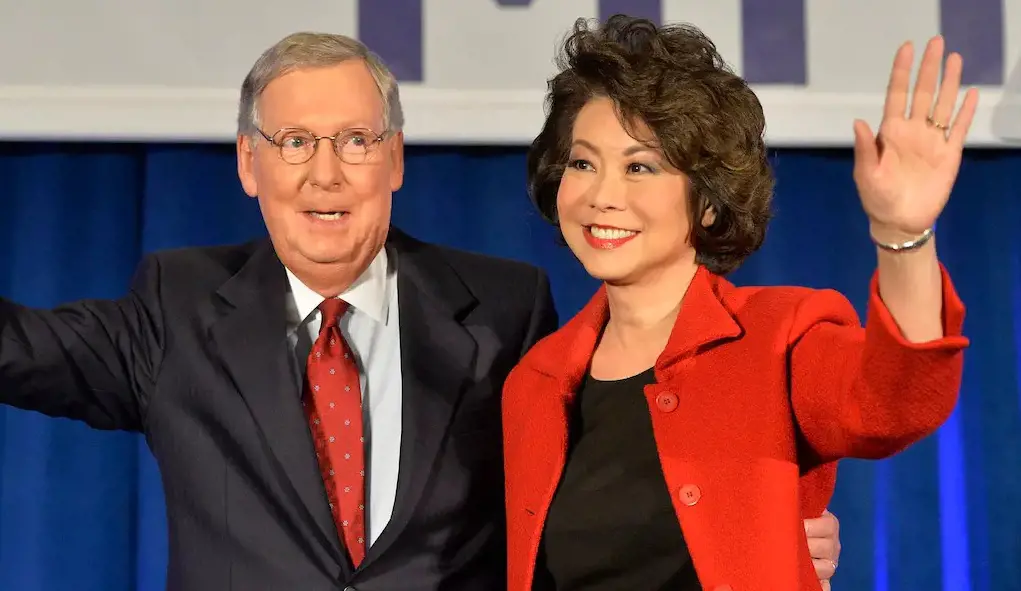 Mitch McConnell and his wife, Elaine Chao, are the political power couple on the United States.
