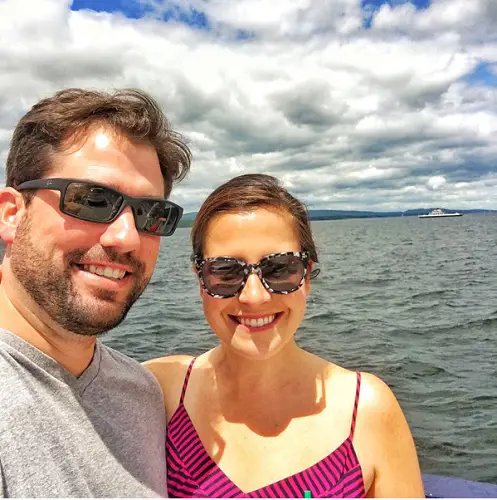 Matthew Manda and Elise Stefanik took a selfie during their vacation.