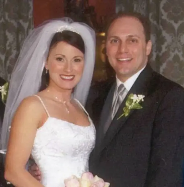 Jennifer Scalise and Steve Scalise on their wedding day.