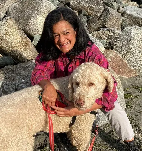 Pramila Jayapal posted her dog, Otis on her Instagram account.
