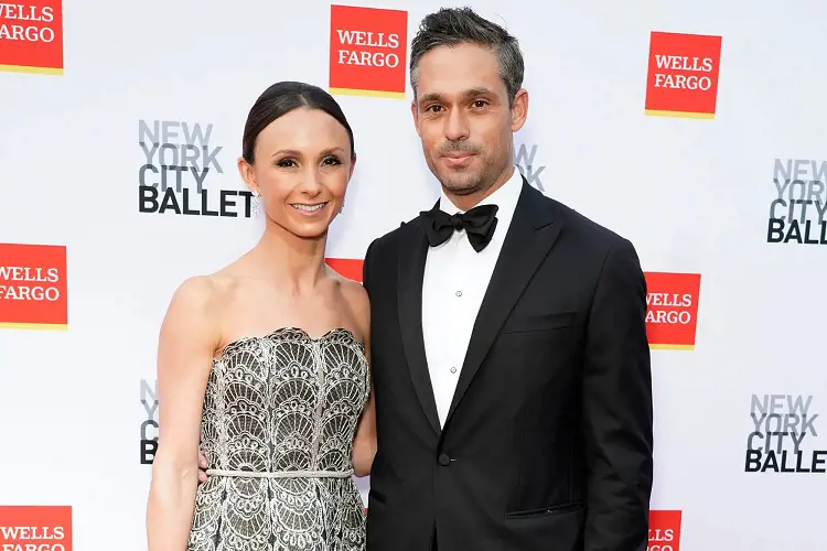 Georgina Bloomberg with her fiance Justin Waterman attending New York City Ballet.