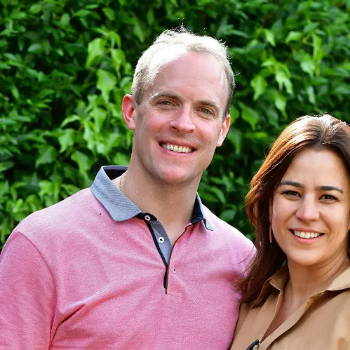 Erika Raab and her husband Dominic Raab