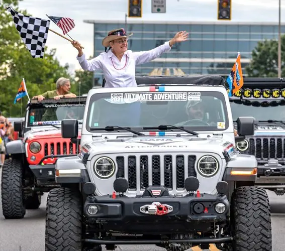 Marcy Kaptur at Toledo Jeep Fest on August 2022.