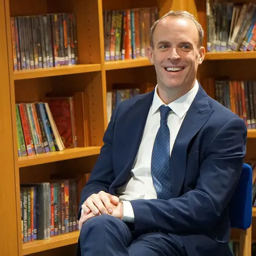 Deputy Prime Minister of the United Kingdom, Dominic Raab celebrating 25th anniversary of World Book Day.