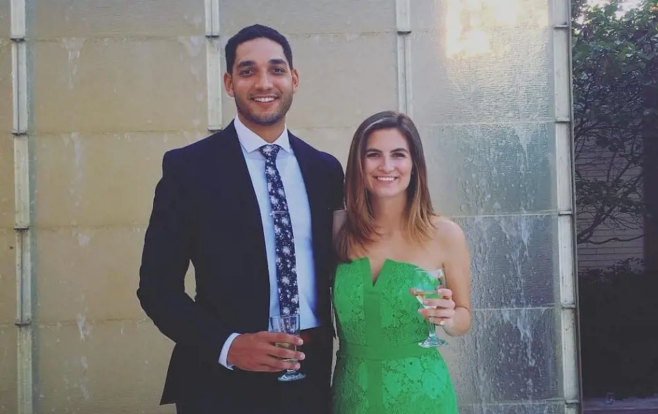 Will Douglas with his girlfriend, Kaitlan Collins.