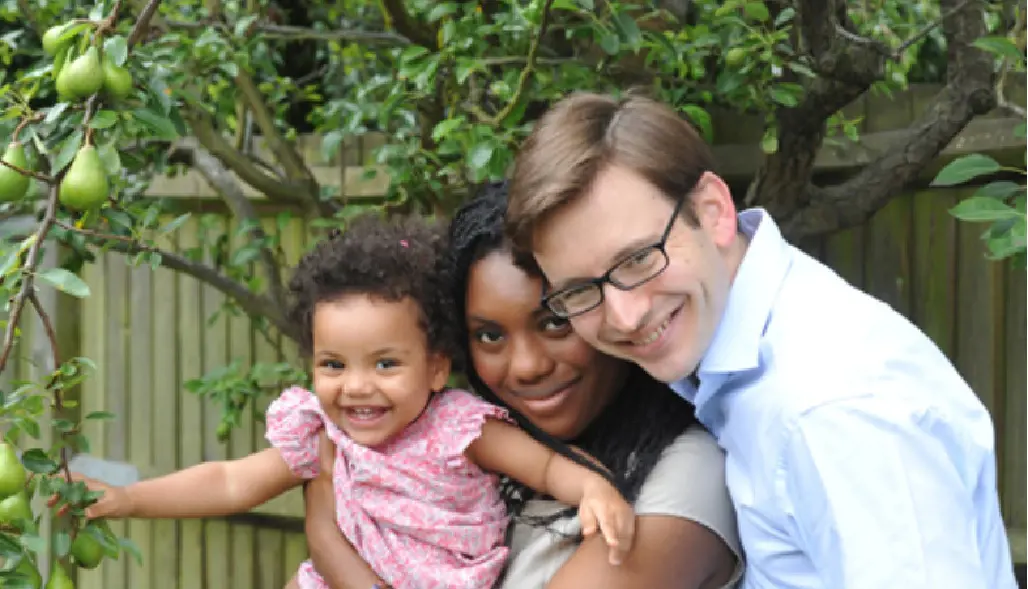 Hamish Badenoch and his wife, Kemi Badenoch with their lovely daughter