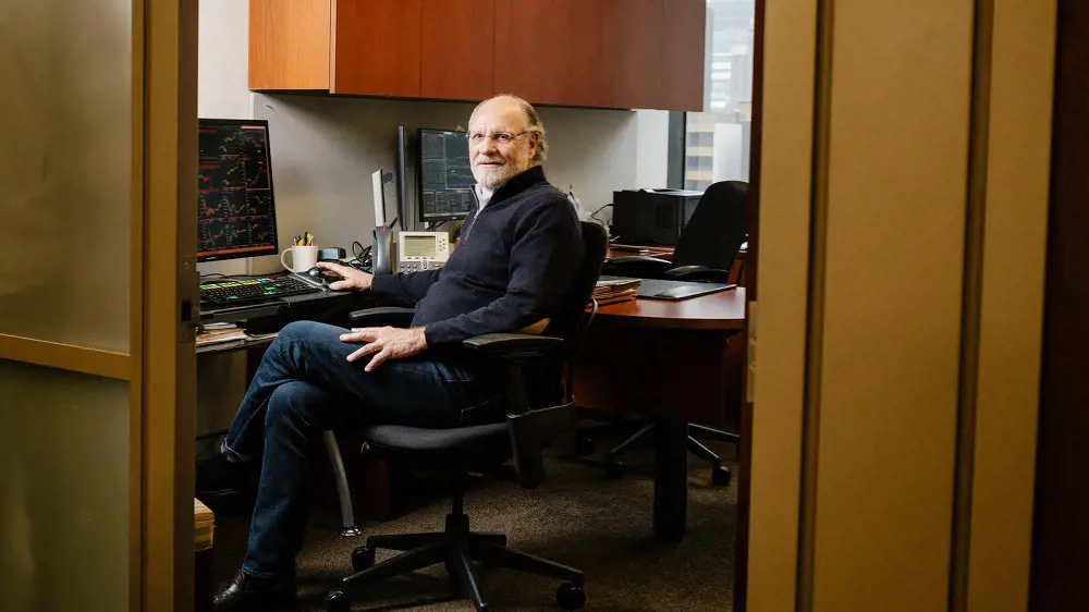 Jon S. Corzine in his office in Manhattan. He plans to open a hedge fund tailored to the unpredictable swings of the Trump administration.