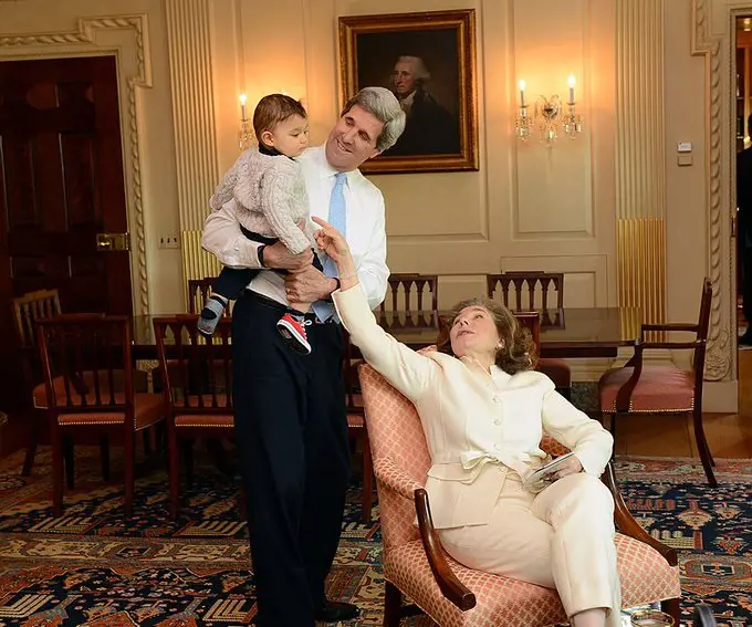 John and Teresa with her grandson 